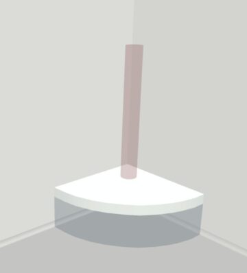 Polkrog - orjaški - 20cm podstavek