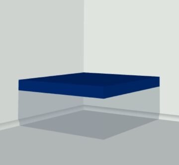 Podstavek kvadrat - brez vhoda