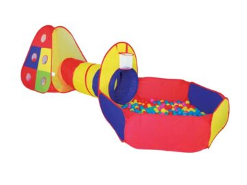 Skrivališče presenečenja s tunelom in bazenom