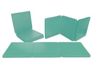 3-delna zložljiva balzina - smaragdno zelena