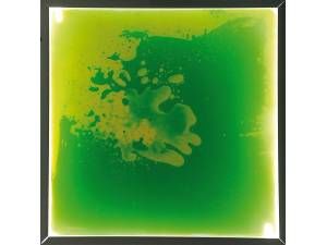 Zelena osvetljena talna plošča