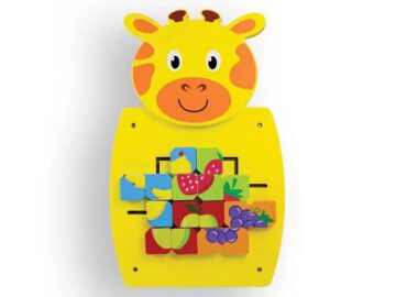 Stenska tabla Mozaik Sadje Žirafa